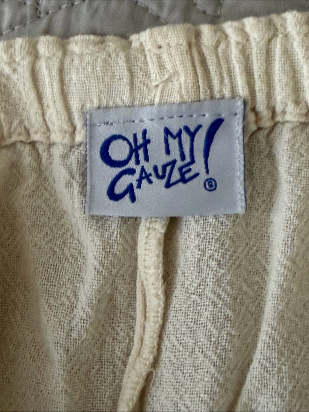 Oh My Gauze! Outfit Wide-Leg Pull-On Pants with blue grey tunic - Picture 4 of 5